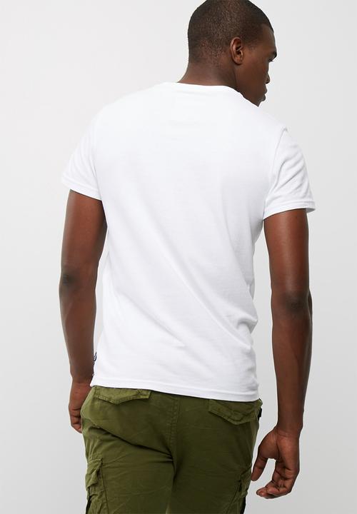 Superdry. - Vintage logo world acclaimed tee