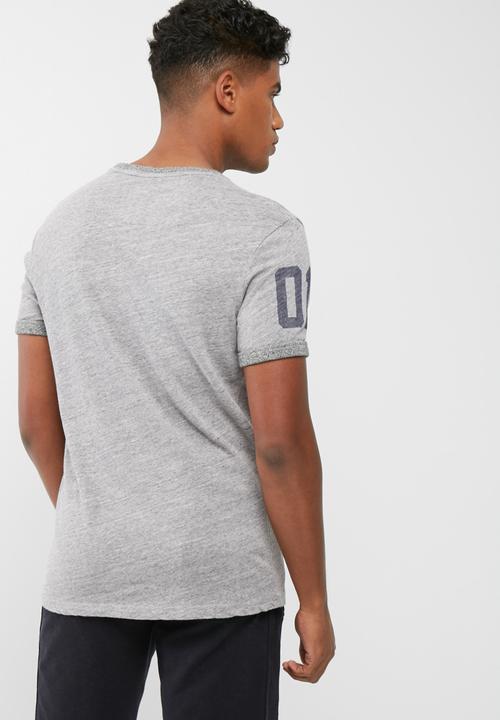 Superdry. - Vintage logo ringer tee
