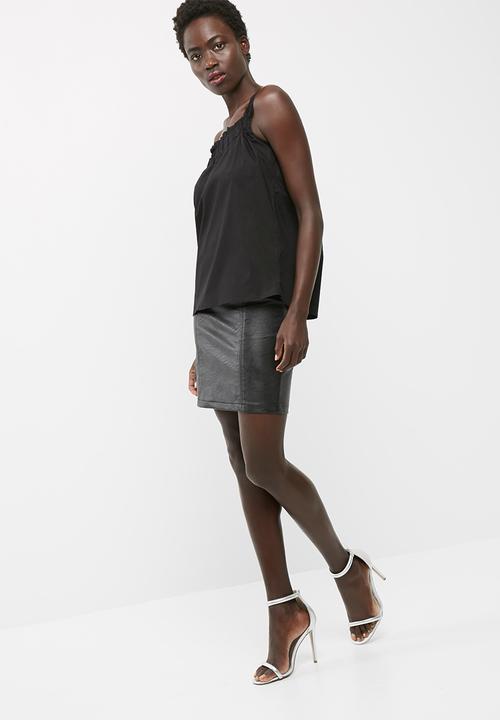 dailyfriday - One shoulder poplin blouse
