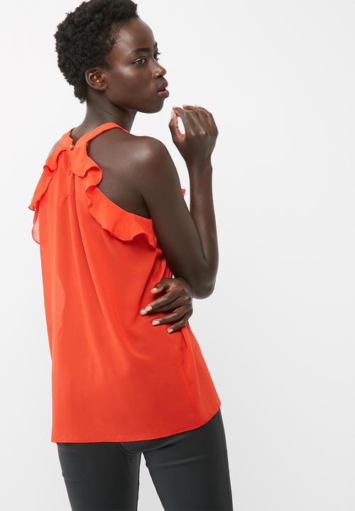 dailyfriday - Ruffle cut away cami top