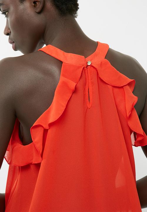 dailyfriday - Ruffle cut away cami top