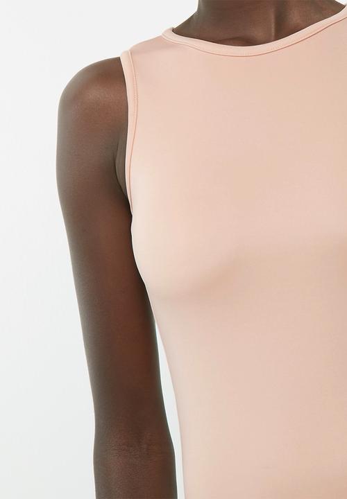 dailyfriday - Scoop neck scuba bodysuit