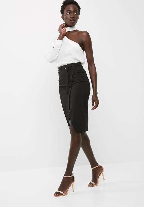 dailyfriday - One shoulder choker blouse