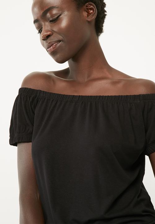 dailyfriday - Off the shoulder drawcord top