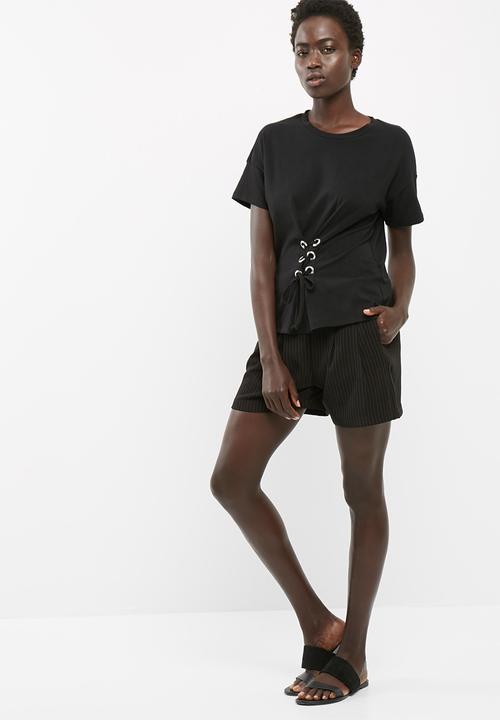 dailyfriday - Lace up front tee