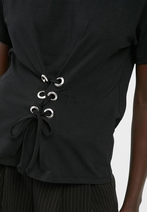 dailyfriday - Lace up front tee