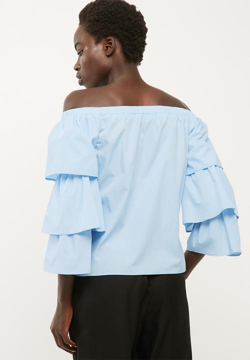 dailyfriday - Off the shoulder poplin blouse