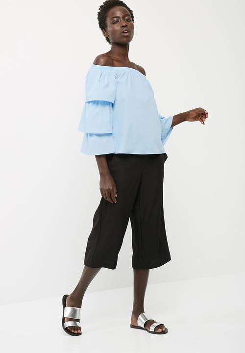 dailyfriday - Off the shoulder poplin blouse