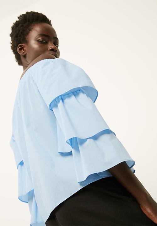 dailyfriday - Off the shoulder poplin blouse