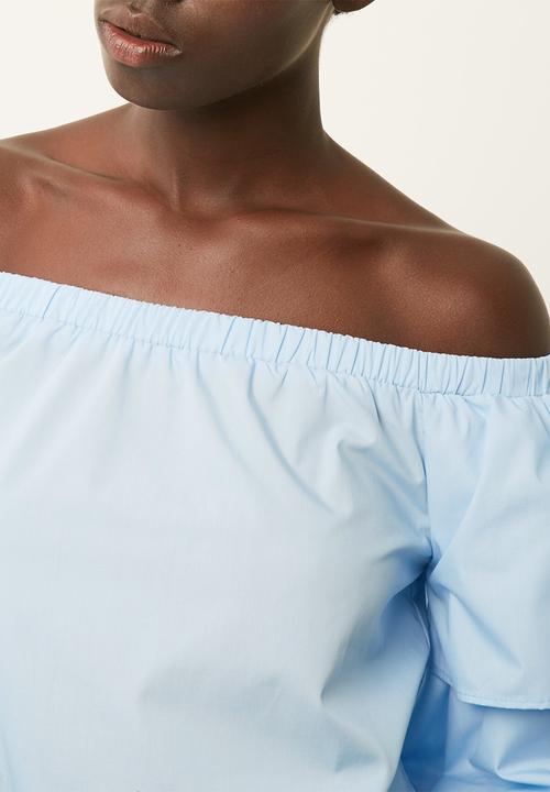 dailyfriday - Off the shoulder poplin blouse