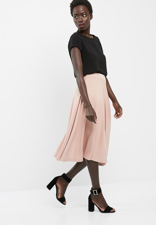 dailyfriday - Full midi scuba skirt