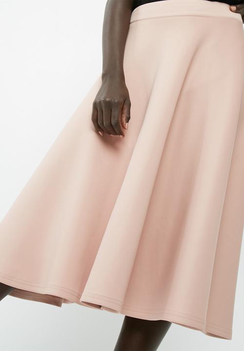 dailyfriday - Full midi scuba skirt