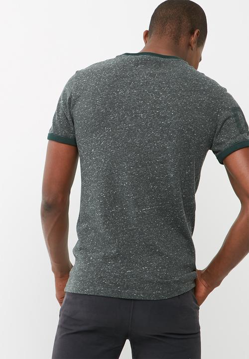 Superdry. - Vintage logo ringer tee