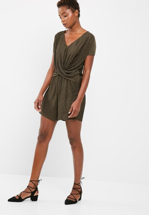 dailyfriday - Crushed knit playsuit