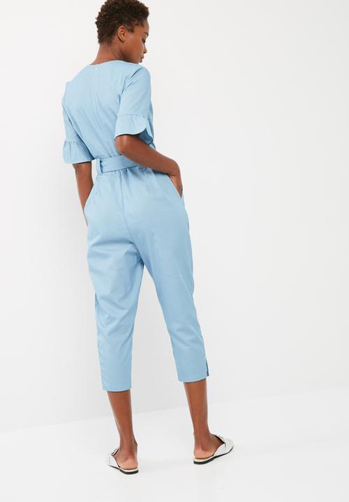 dailyfriday - Notch neck jumpsuit