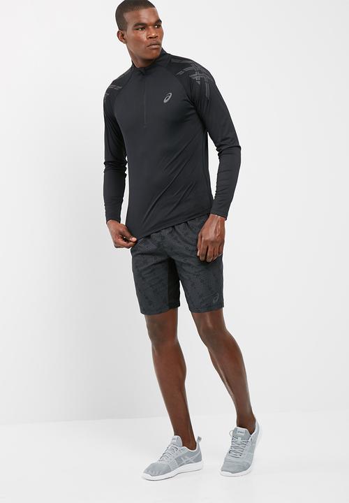 ASICS - Stripe half zip tee