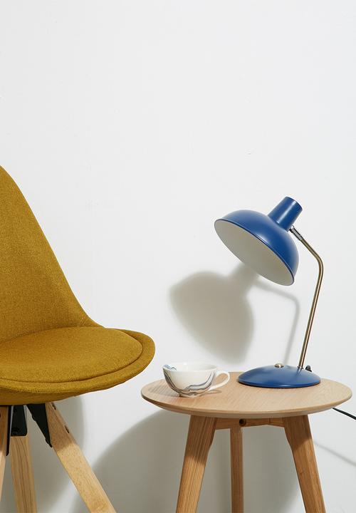 Present Time - Hood desk lamp - metal matt dark blue