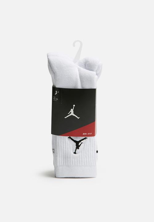 Nike - Jumpman crew 3 pack-white