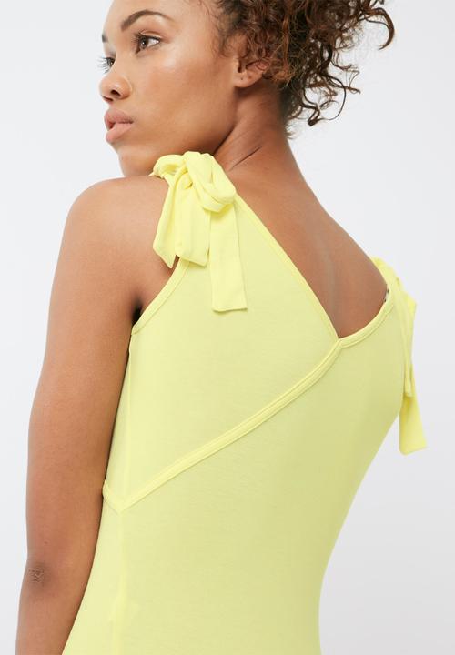 dailyfriday - Tie shoulder bodysuit
