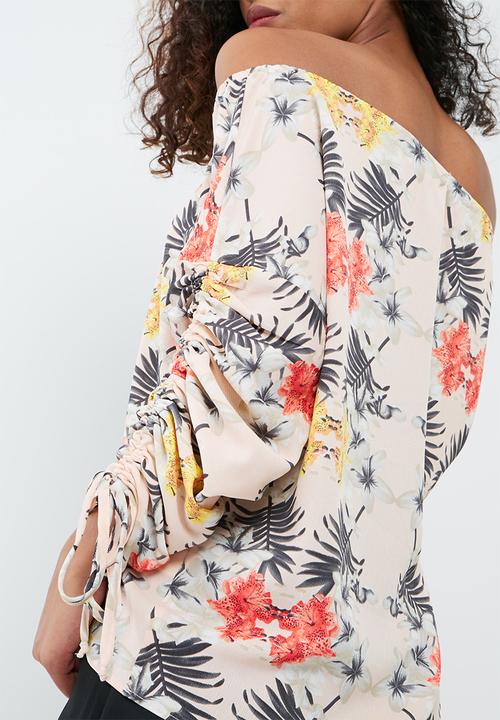 dailyfriday - Drawcord sleeve blouse