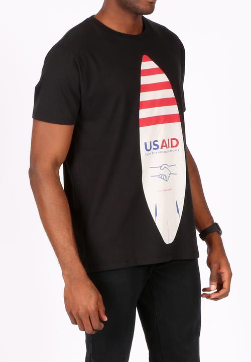 Supremebeing™ - Don’t Surf Tee – Black