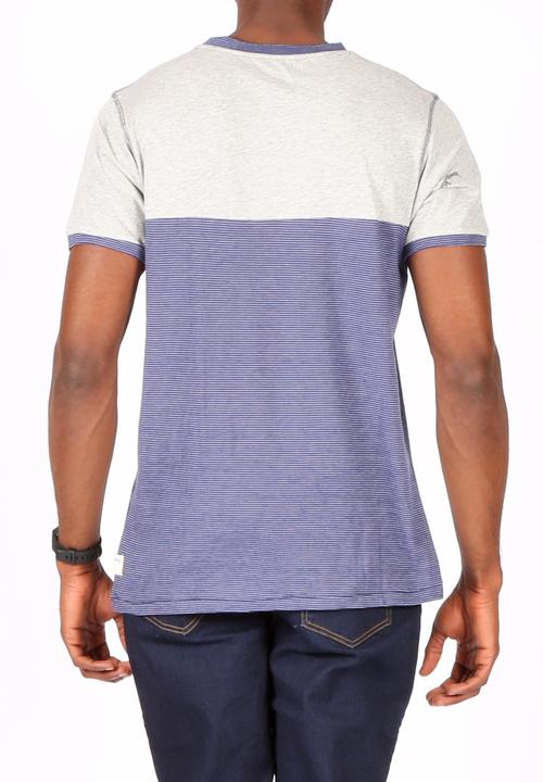 Supremebeing™ - Ignis Tee – Grey Navy