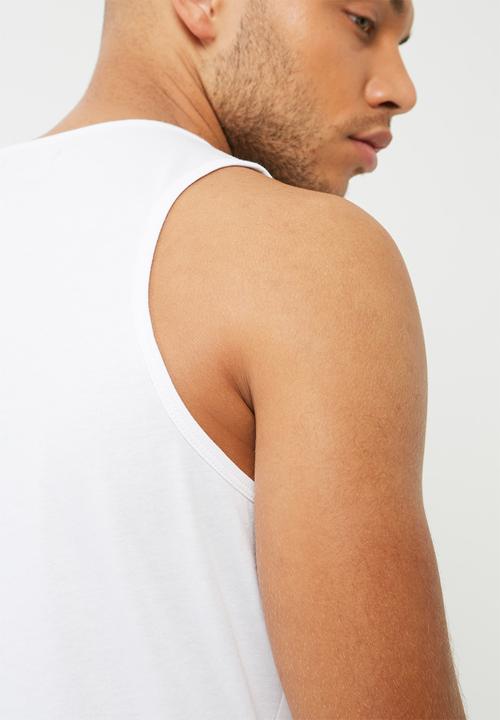 basicthread - Printed slim fit vest