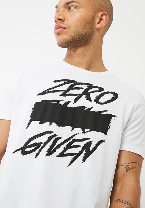 basicthread - Printed Curved Hem Tee