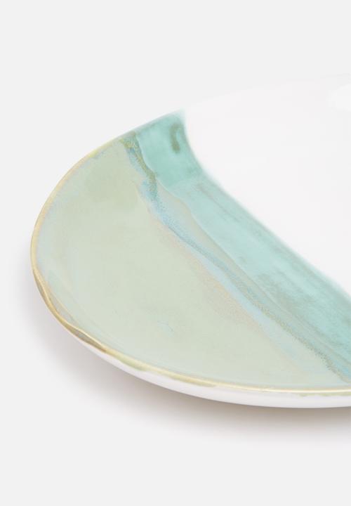 Urchin Art - Seafoam oval platter