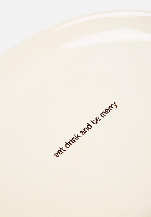 Urchin Art - Be merry oval platter