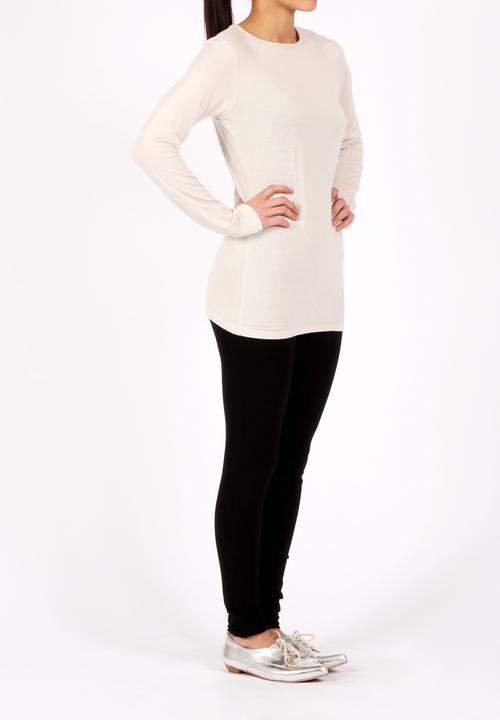 Two Clothing - Keyhole Tee – Cream