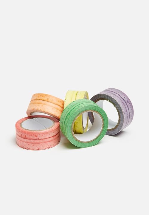Mustard  - Macarons washi tape
