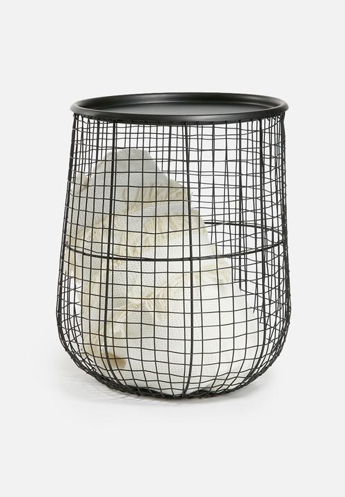 Sarah Jane - Black mesh side table