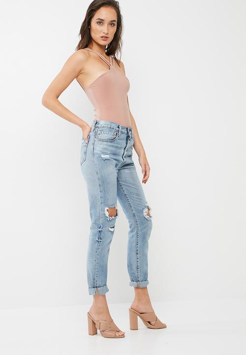 Missguided - Slinky cross front bodysuit