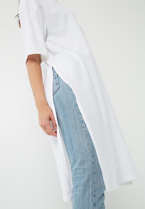 Missguided - Knot front long back tunic top