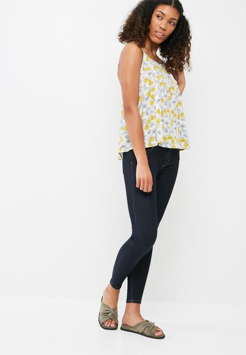 dailyfriday - Woven scoop neck cami