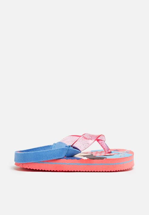 Character Fashion - Minnie Mouse flip flops