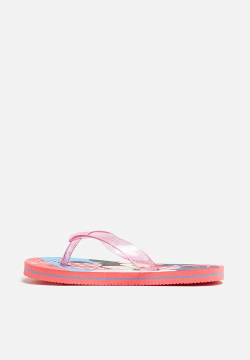 Character Fashion - Minnie Mouse flip flops