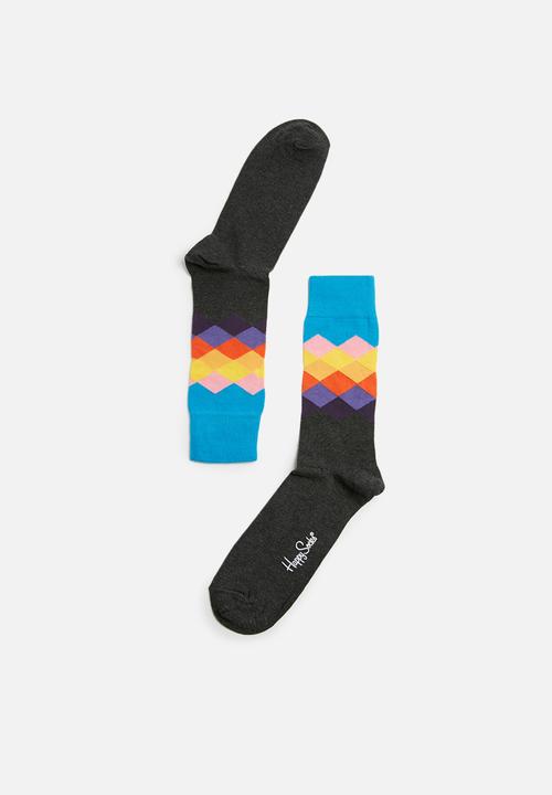 Happy Socks - Faded diamond socks