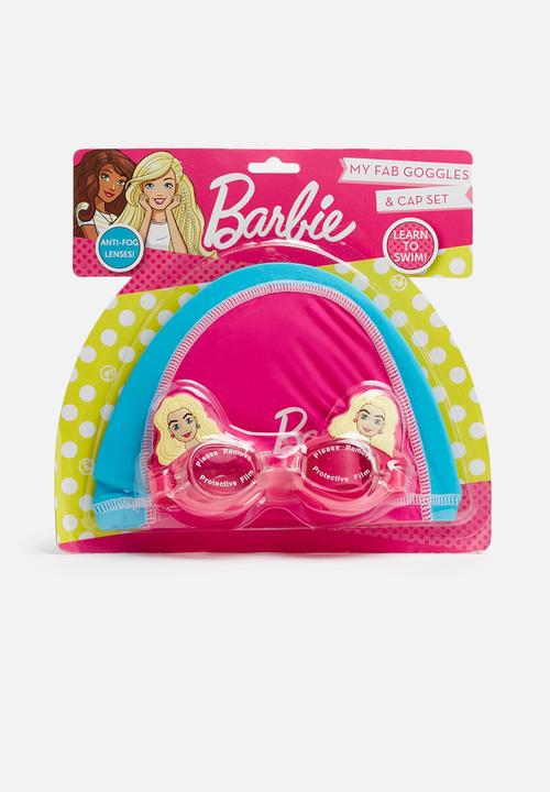 Character Fashion - BARBIE swimming goggles and cap