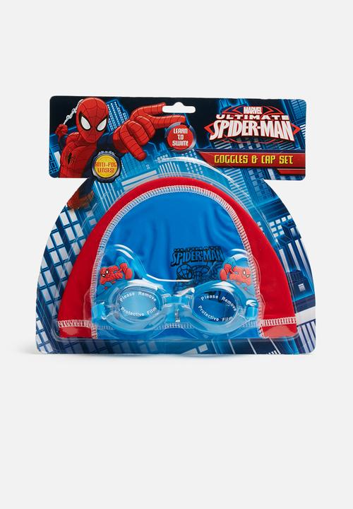 Character Fashion - Spider-Man swimming goggles and cap