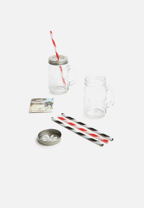 Kilner - Mug & straw set