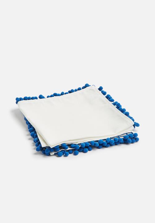 Sixth Floor - Pom pom napkin set of 2
