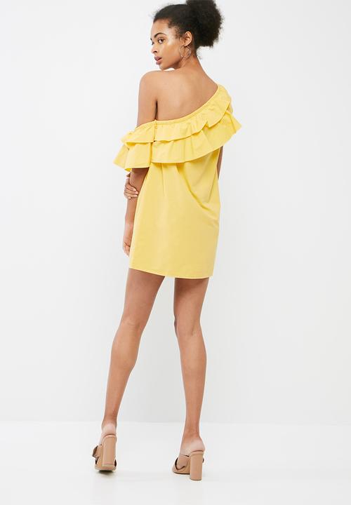 dailyfriday - Tiered one shoulder dress