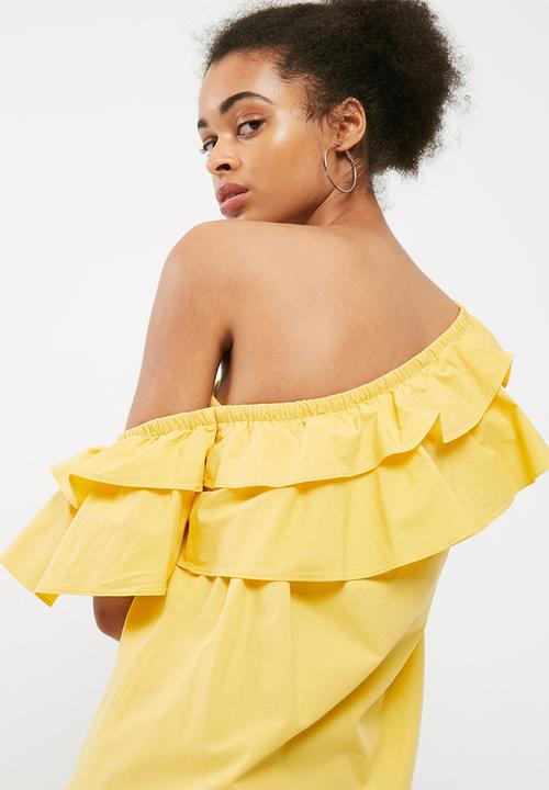 dailyfriday - Tiered one shoulder dress