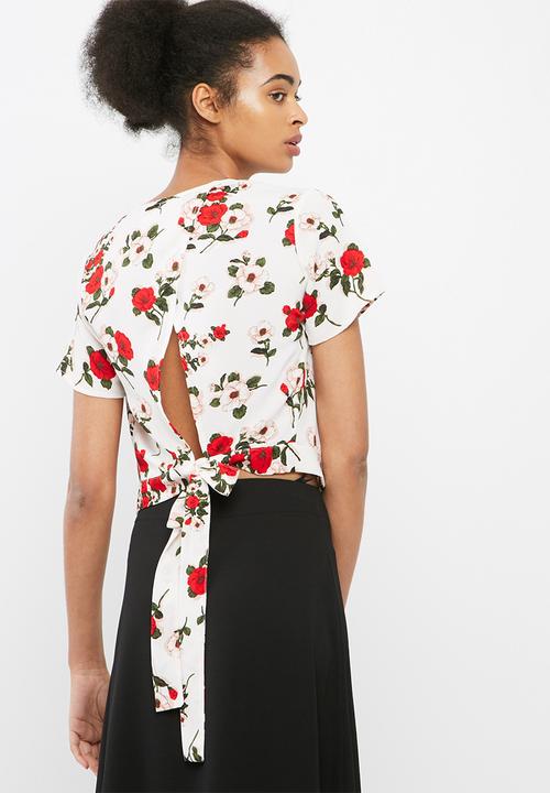 dailyfriday - Wrap back woven blouse