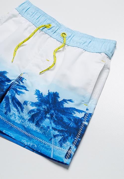 MINOTI - Tree print swimshorts