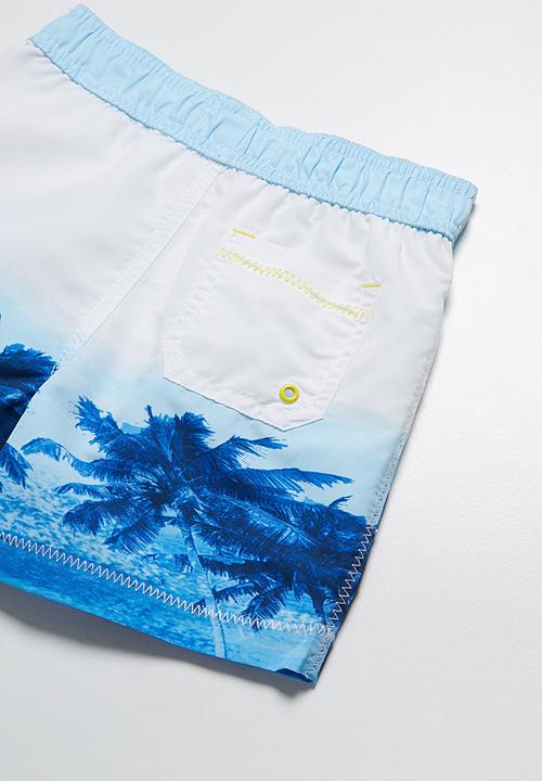 MINOTI - Tree print swimshorts