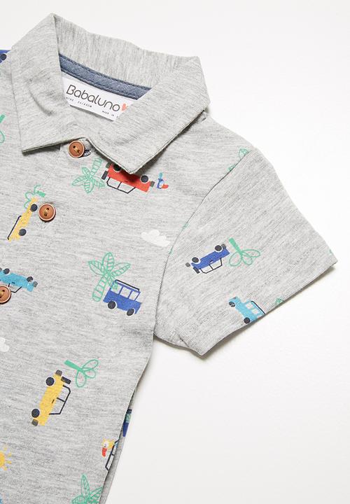 Babaluno - Car print babygrow