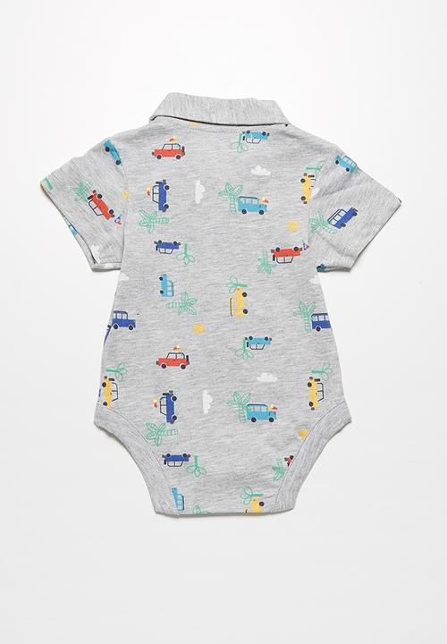 Babaluno - Car print babygrow